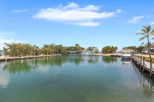 view of water feature