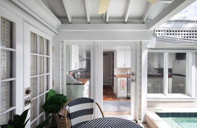 1116 Eaton St, Key West, FL 33040 - sunroom featuring french doors