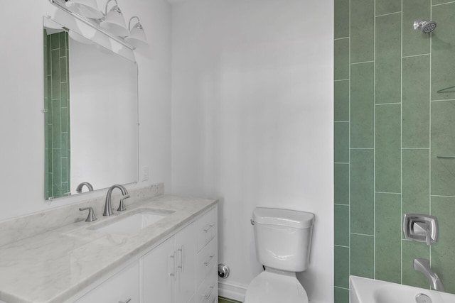 501 E Ocean Dr Unit 17, Key Colony, FL 33051 - bathroom featuring vanity and toilet