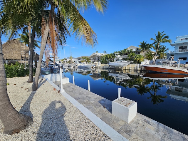 392 Laguna Ave, Key Largo, FL 33037 - dock featuring a water view