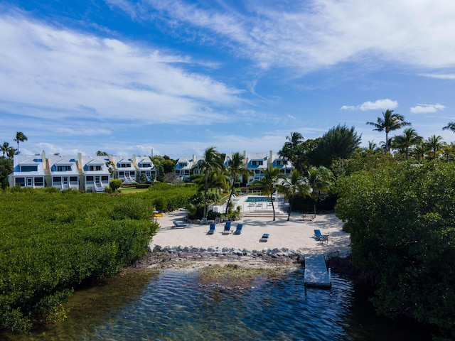 view of water feature