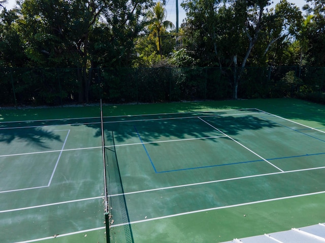 view of sport court