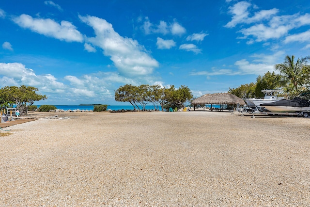 122 S Bay Harbor Dr, Key Largo, FL 33037 - water view featuring a gazebo and nearby beach