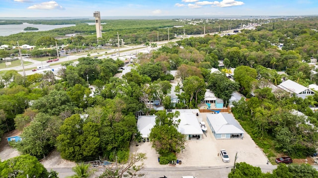 aerial view with a view of trees