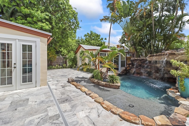 215 Whitehead St, Key West, FL 33040 - swimming pool featuring french doors and a patio