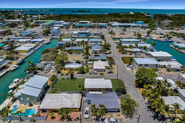585 116th St, Ocean, Marathon, FL 33050 - aerial view of residential area with a nearby body of water
