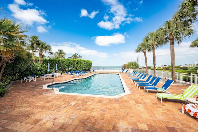105 Front St Unit 121, Key West, FL 33040 - community pool with fence and a patio area
