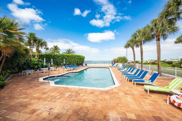 105 Front St Unit 121, Key West, FL 33040 - pool featuring fence and a patio area