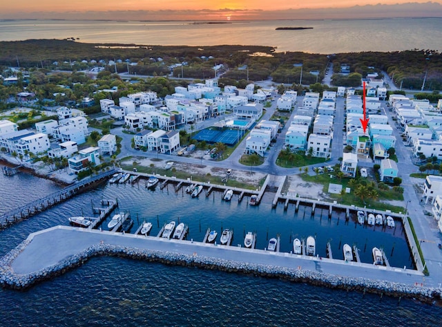 94825 Overseas Hwy Unit 174, Key Largo, FL 33037 - view of property location with a nearby body of water and numerous boat docks