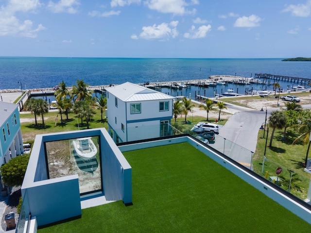 94825 Overseas Hwy Unit 174, Key Largo, FL 33037 - bird's eye view of a large body of water and numerous boat docks