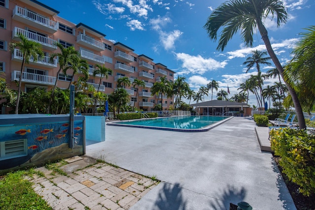 2601 S Roosevelt Blvd Unit 107B, Key West, FL 33040 - view of pool with a patio
