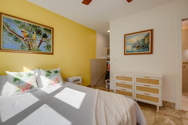 2601 S Roosevelt Blvd Unit 107B, Key West, FL 33040 - bedroom featuring ceiling fan