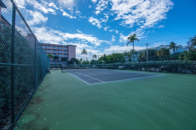 view of sport court