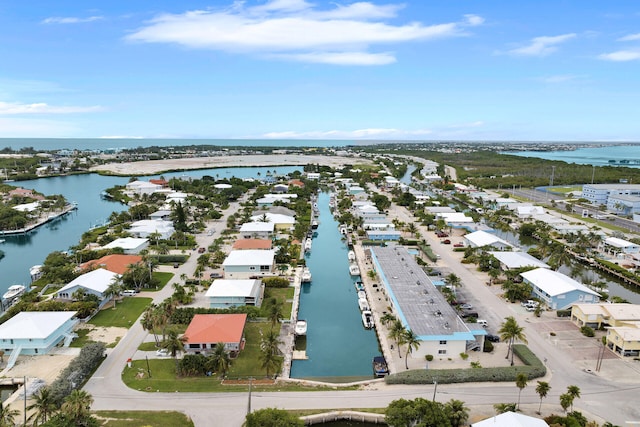 389 N Anglers Dr Unit 105, Marathon, FL 33050 - aerial perspective of suburban area with a large body of water