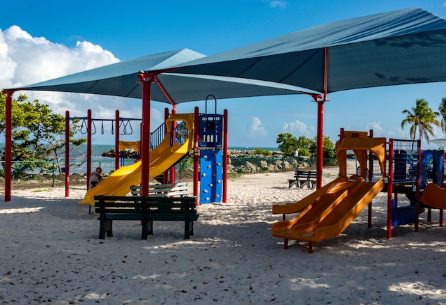 view of communal playground