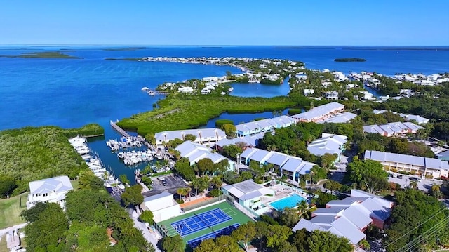 9812 Windward Ave, Key Largo, FL 33037 - aerial view of property and surrounding area featuring a nearby body of water