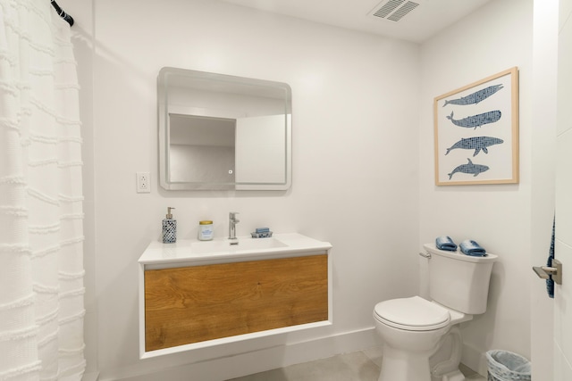 9812 Windward Ave, Key Largo, FL 33037 - bathroom with vanity and tile patterned floors