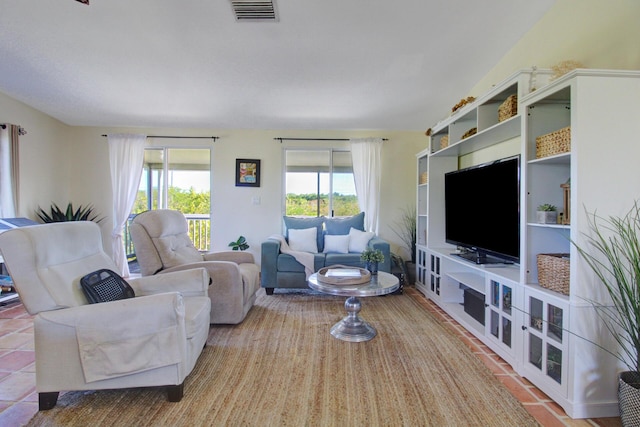 133 Valois Blvd, Key Largo, FL 33037 - tiled living area featuring visible vents