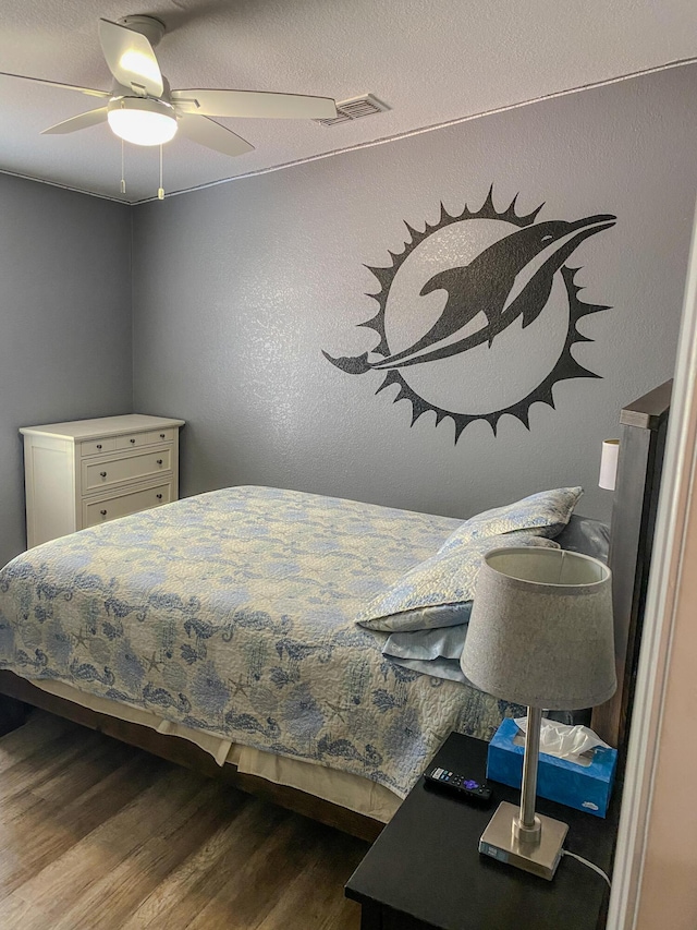 bedroom featuring wood-type flooring