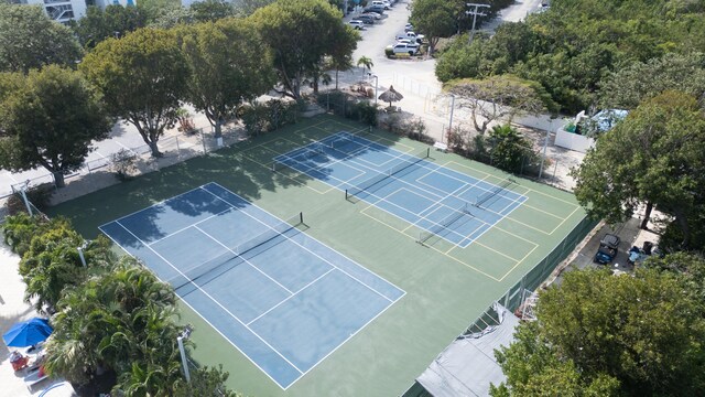 view of tennis court