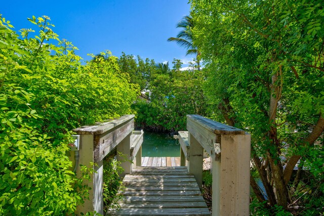 1330 Coury Dr, Key Colony, FL 33051 - surrounding community featuring a dock