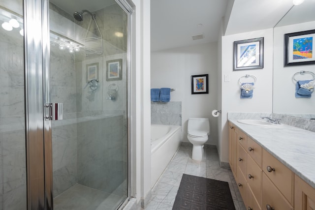 115 Front St Unit 202, Key West, FL 33040 - full bathroom with vanity, toilet, and plus walk in shower