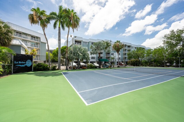 view of sport court