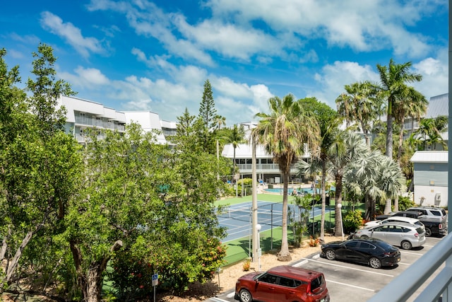 view of car parking