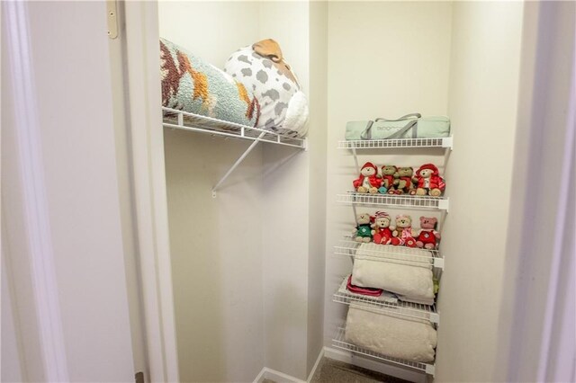 view of closet