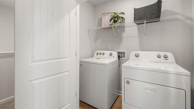 4954 Jatoba Rd Unit 72, Acworth, GA 30101 - washroom with washing machine and dryer and baseboards