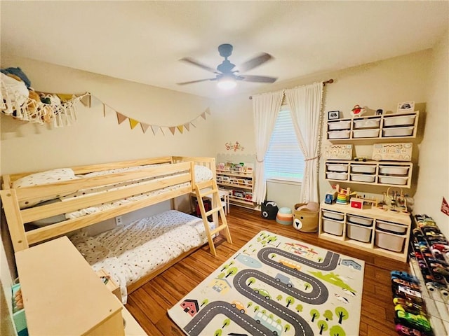 31 Cline Dr SW, Cartersville, GA 30120 - bedroom featuring wood finished floors and ceiling fan