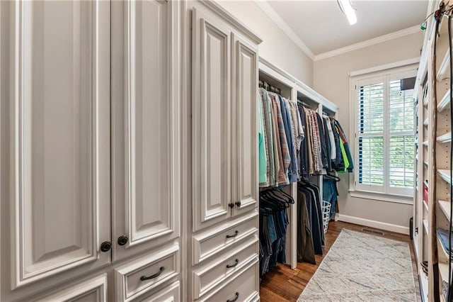 15595 Birmingham Hwy, Alpharetta, GA 30004 - spacious closet with wood finished floors