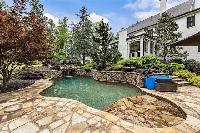 15595 Birmingham Hwy, Alpharetta, GA 30004 - outdoor pool with a patio