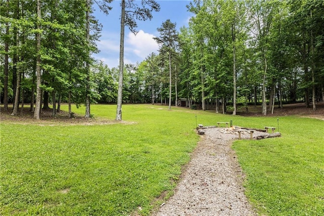 15595 Birmingham Hwy, Alpharetta, GA 30004 - view of green lawn featuring view of wooded area