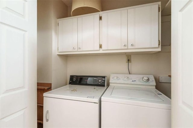 1526 N Cherokee Rd N, Social Circle, GA 30025 - washroom featuring cabinet space and washing machine and dryer