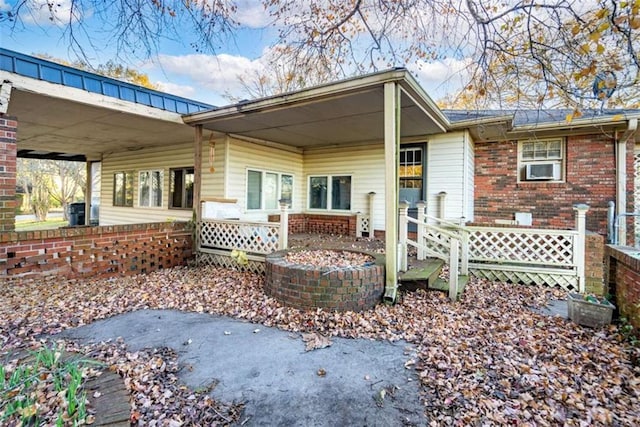 1526 N Cherokee Rd N, Social Circle, GA 30025 - rear view of house with brick siding