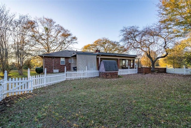 1526 N Cherokee Rd N, Social Circle, GA 30025 - view of front of home featuring a chimney and brick siding
