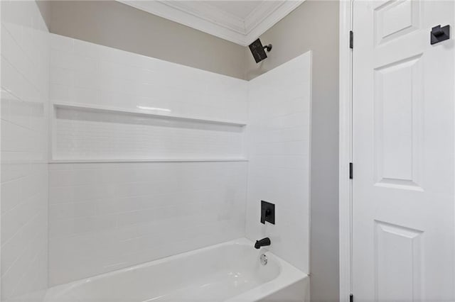 2453 Paul Ave NW, Atlanta, GA 30318 - full bath featuring ornamental molding and shower / bathtub combination