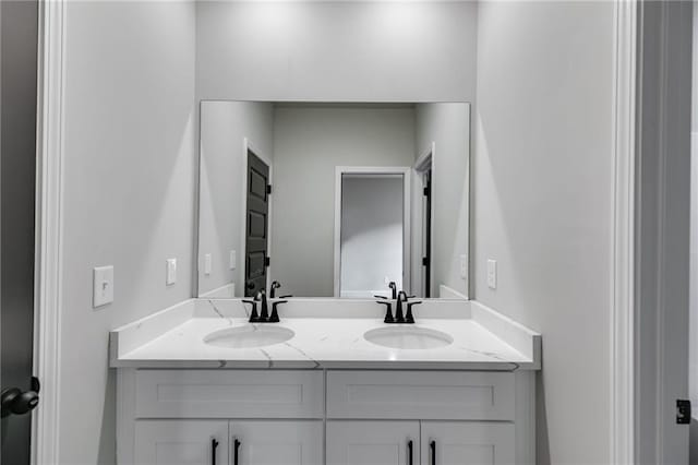 8971 Callaway Dr, Winston, GA 30187 - bathroom featuring double vanity and a sink