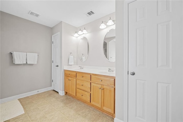 412 Gray Fox Dr, Canton, GA 30114 - full bath with double vanity and baseboards