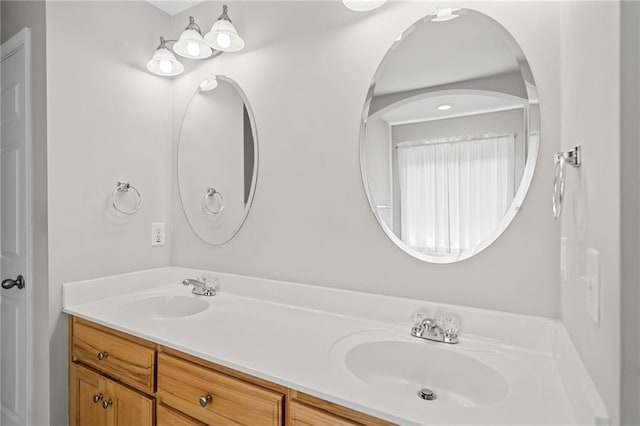 412 Gray Fox Dr, Canton, GA 30114 - bathroom featuring double vanity