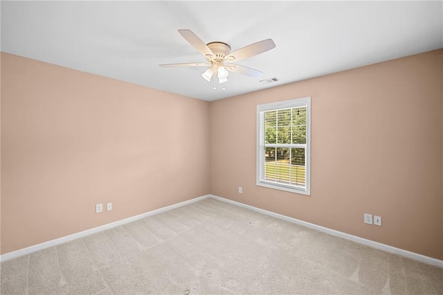 412 Gray Fox Dr, Canton, GA 30114 - unfurnished room with ceiling fan and light carpet