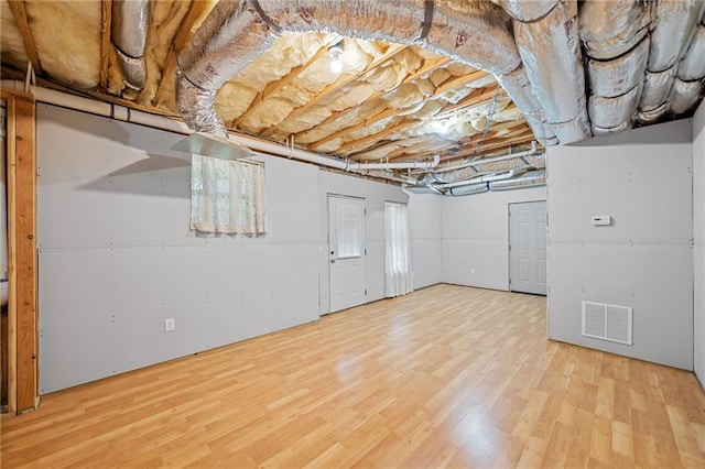 412 Gray Fox Dr, Canton, GA 30114 - unfinished basement featuring wood finished floors