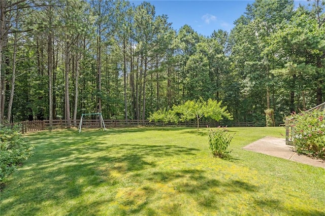 412 Gray Fox Dr, Canton, GA 30114 - fenced backyard with a wooded view