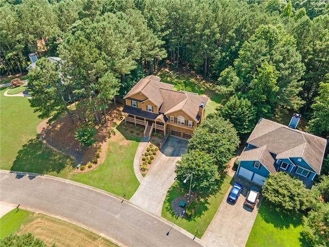 412 Gray Fox Dr, Canton, GA 30114 - aerial view of a heavily wooded area