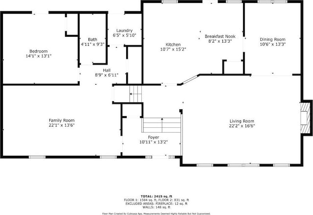 412 Gray Fox Dr, Canton, GA 30114 - view of room layout