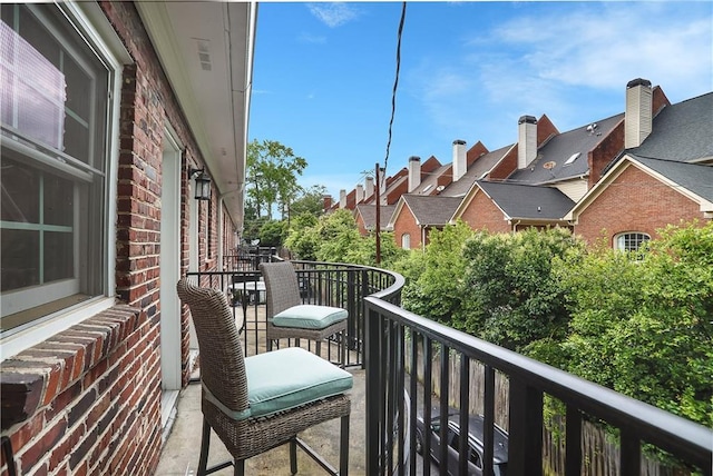 3675 Peachtree Rd NE Unit 24, Atlanta, GA 30319 - balcony with a residential view