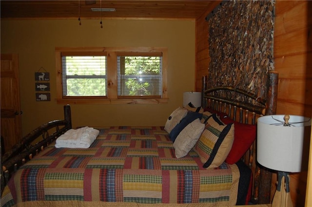 30C River Forest Pl, Suches, GA 30572 - bedroom with wooden ceiling