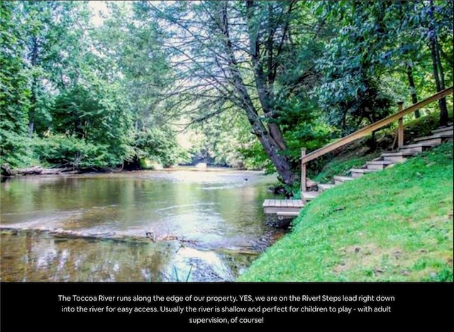 30C River Forest Pl, Suches, GA 30572 - water view with a forest