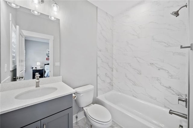 1104 Thomas St, Woodstock, GA 30188 - ensuite bathroom featuring vanity and  shower combination